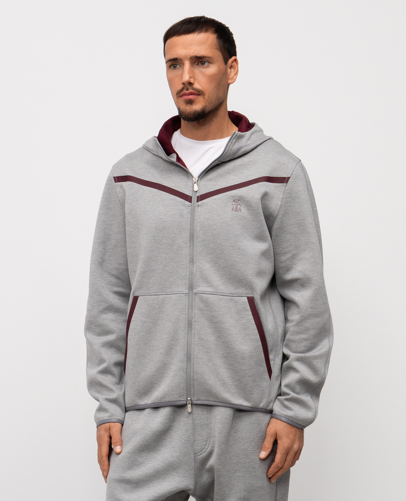 

Gray sports jacket Brunello Cucinelli, Grey