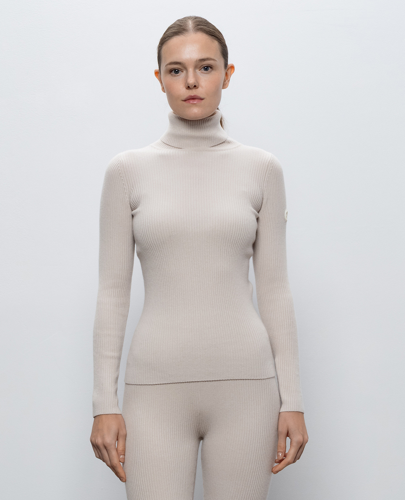 Ivory golf with wool and cashmere Yves Salomon SKI 3