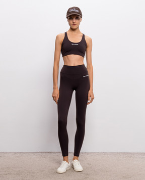 Sporty & Rich Brown Serif leggings PA002711300BR29