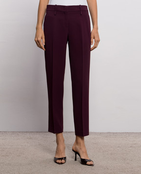 Ermanno Scervino Burgundy pants D496P310ILM