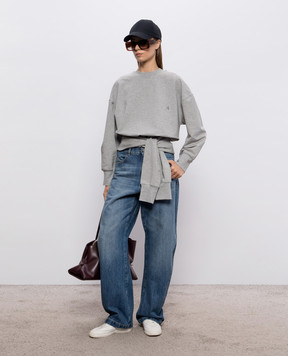 The Attico Blue jeans with a patch 261WCP00321DDD122AA