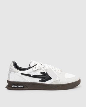 Off-White End Of Play white combo sneakers with emblem OMIA2ALS26FAB001