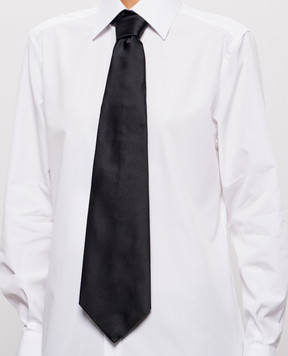 Dolce&Gabbana Black silk tie FT049RGDB4K