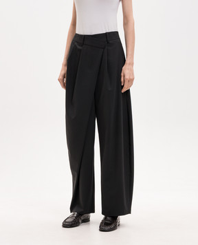 Juun.j Black pants with wool JW6421W505