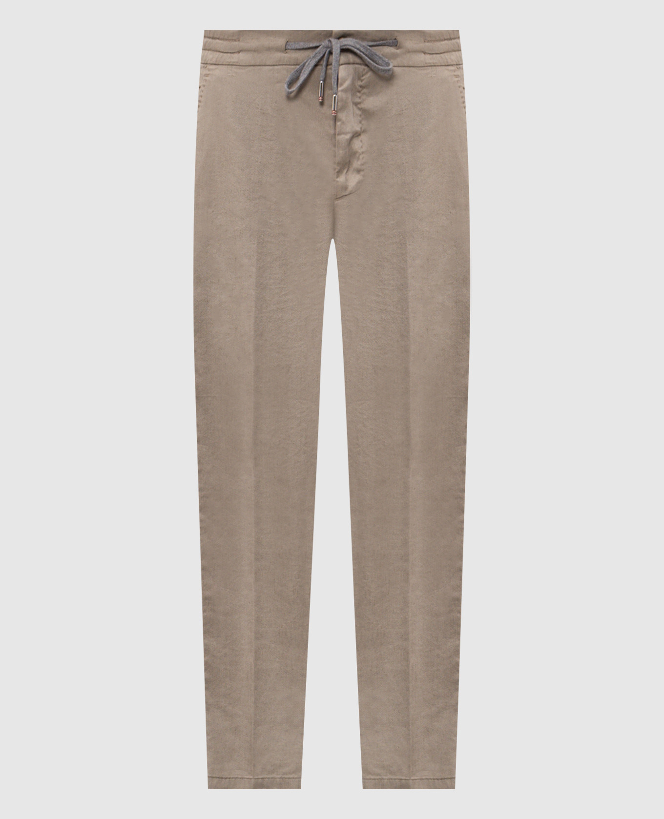 Khaki linen pants