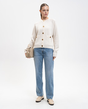 Toteme Blue jeans with a patch 231240741