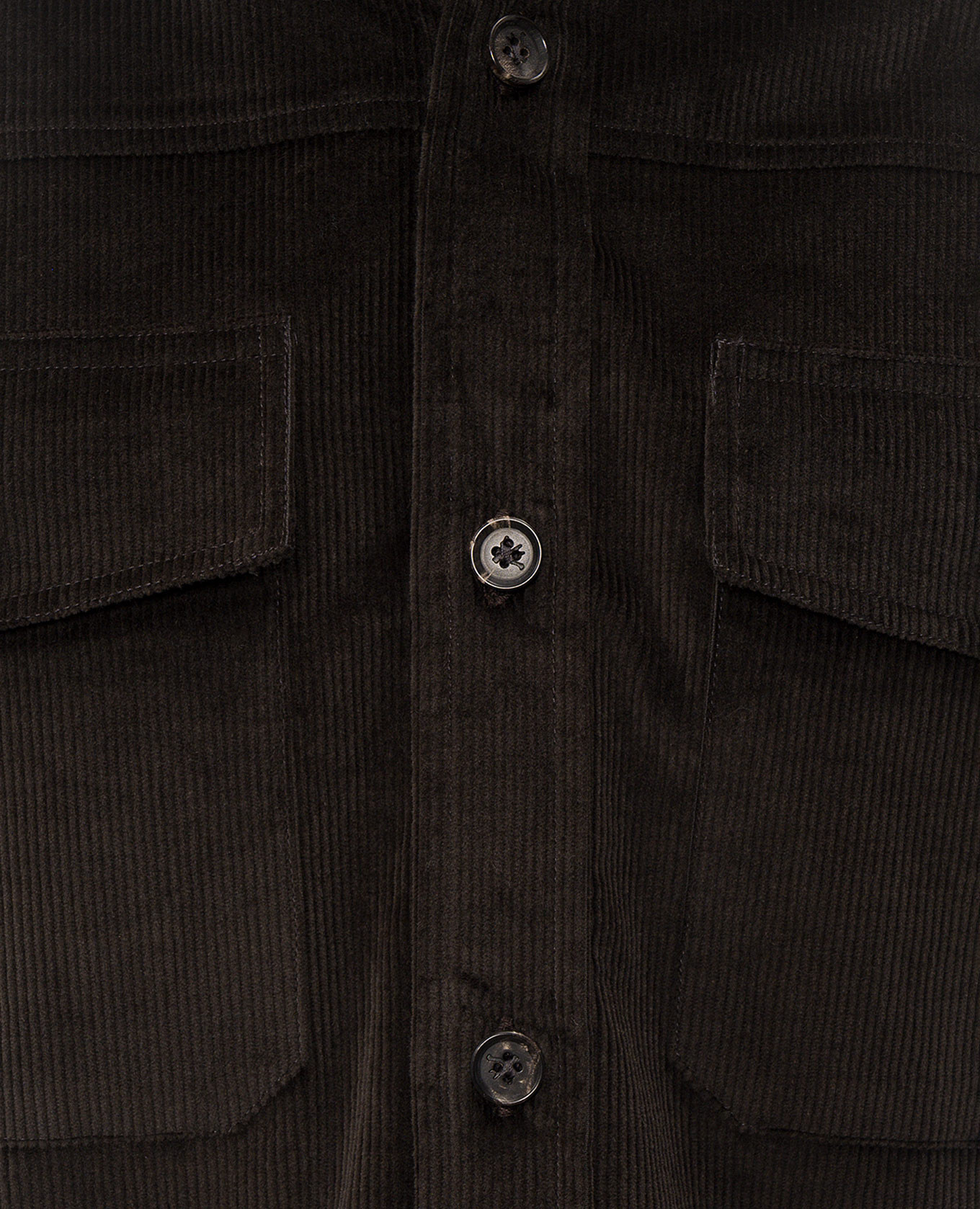 Green corduroy shirt ISAIA 5