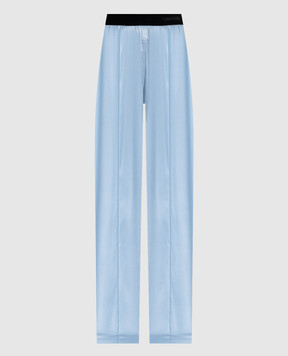 Tom Ford Blue silk pants PAW683FAX881