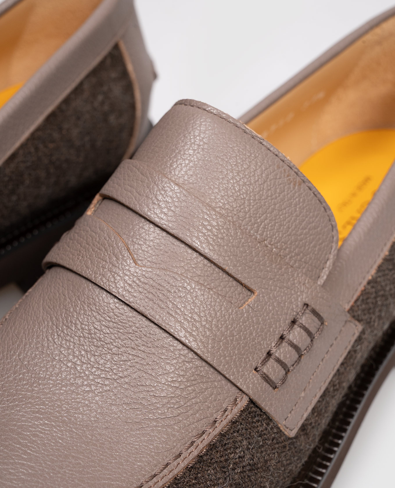 

Brown wool blend loafers Doucal's