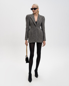 Magda Butrym Black jacket with wool and cashmere BLAZER05214925