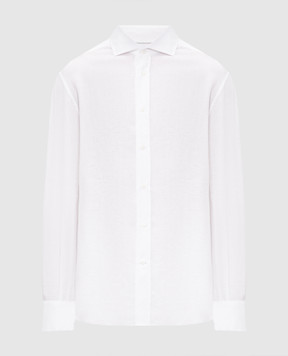 Brunello Cucinelli White linen shirt MM6840028