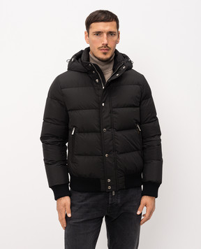 MooRER Black down jacket COVEN COVENSTP
