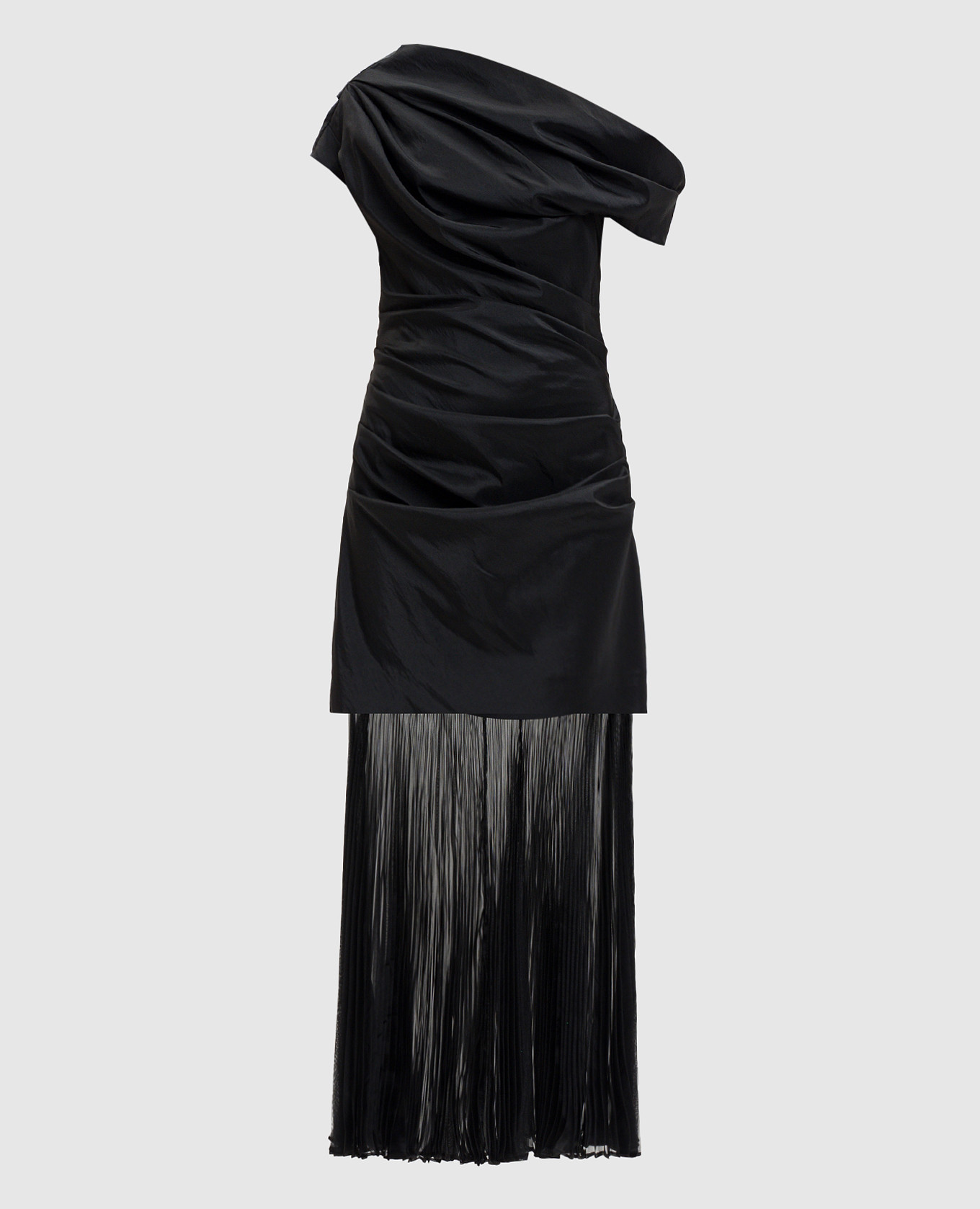 

Ammalie black dress with pleating Simkhai