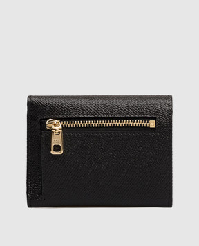 Dolce&Gabbana Black leather wallet with logo BI0770A1001