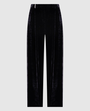 Peserico Blue velvet pants E0448803952