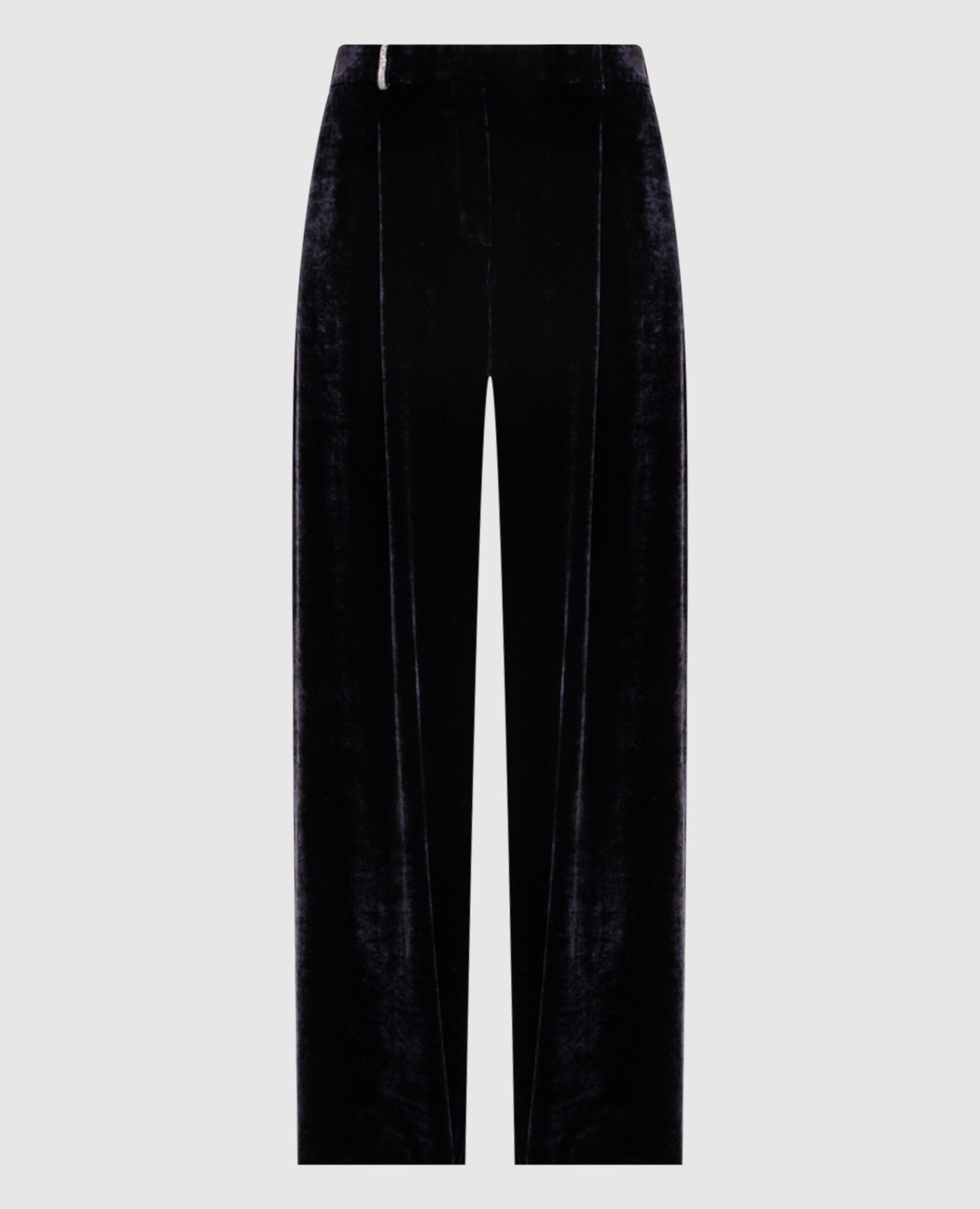 Blue velvet pants Peserico