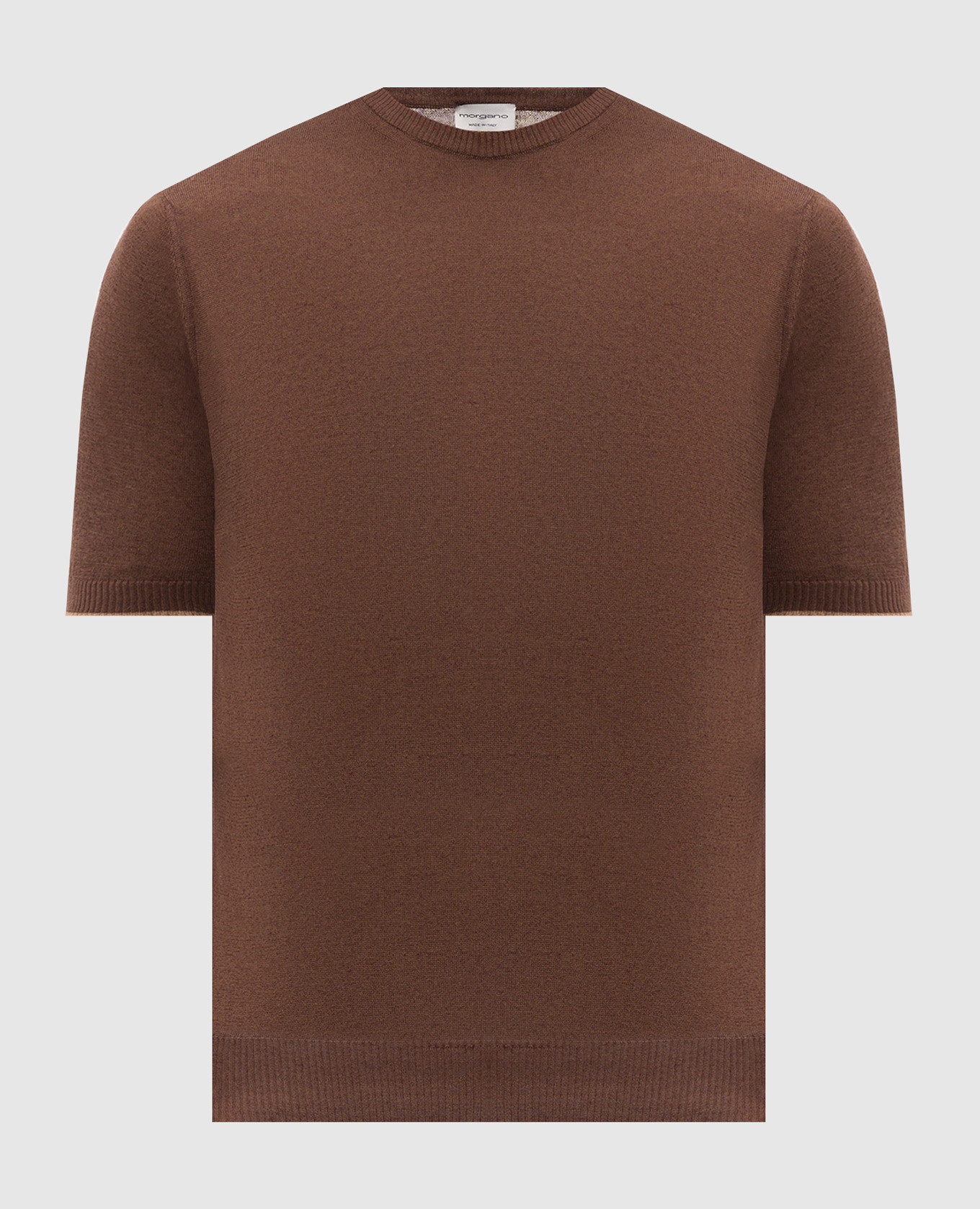 Brown linen t-shirt