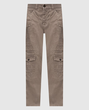 Brunello Cucinelli Gray cargo pants M225NS1070