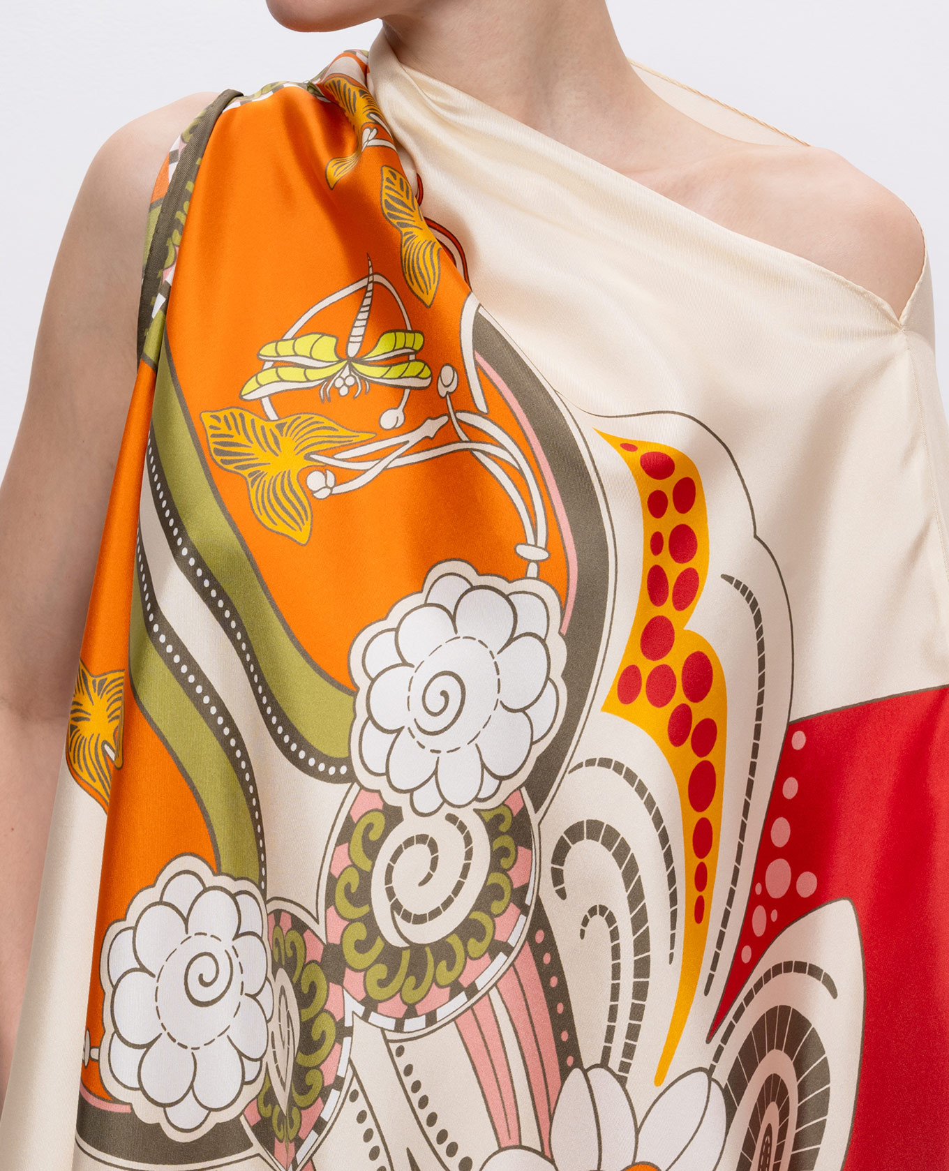 Full-On Foulard Printed Silk Blouse La DoubleJ 5