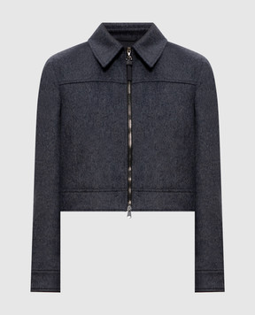 Brunello Cucinelli Grey cropped wool jacket MG5497459P