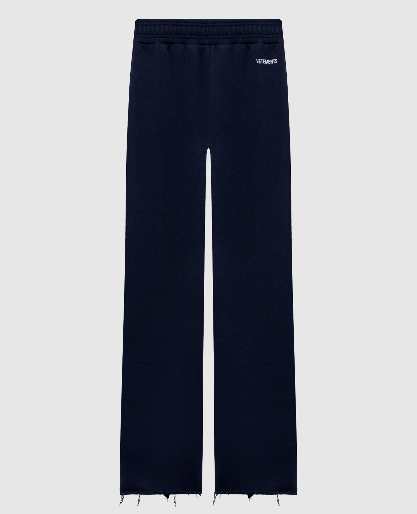 Pantalon de survêtement bleu avec broderie du logo