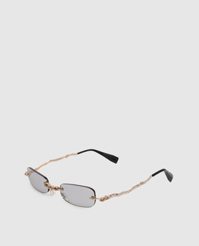 Kuboraum Gold Folding Sunglasses H47 KRSH47PG0000002F