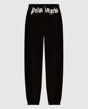 Palm Angels Black printed sweatpants PAMCH001FL002m
