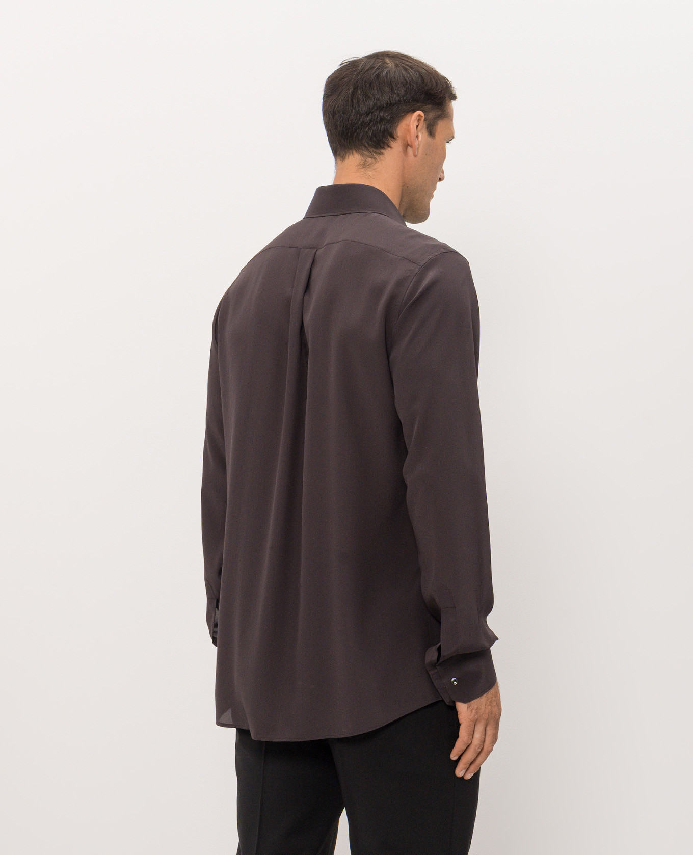 Brown silk shirt Dolce&Gabbana 4