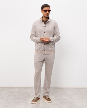 Pini Parma Beige melange pants JOGGLIJERTAU