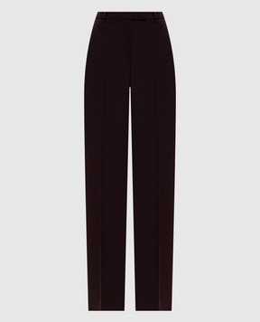 Alexander McQueen Burgundy wool pants 856859QJAAC