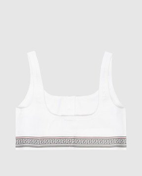 Versace White top with logo pattern 10239291A17772