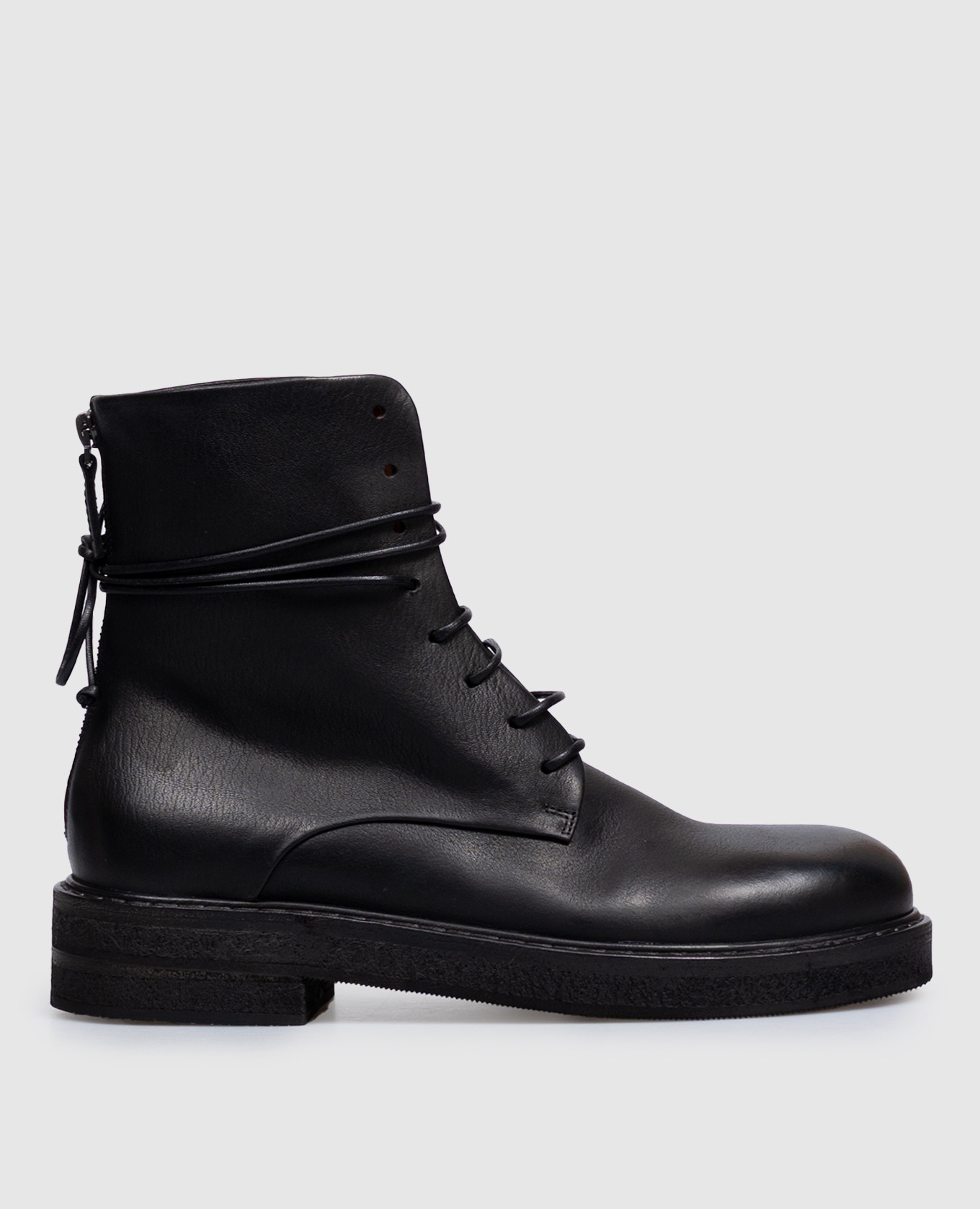Parrucca black leather boots Marsell