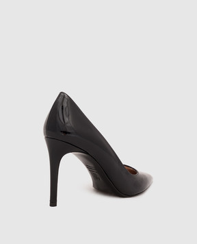 Stuart Weitzman Black patent leather POWER shoes SJ950