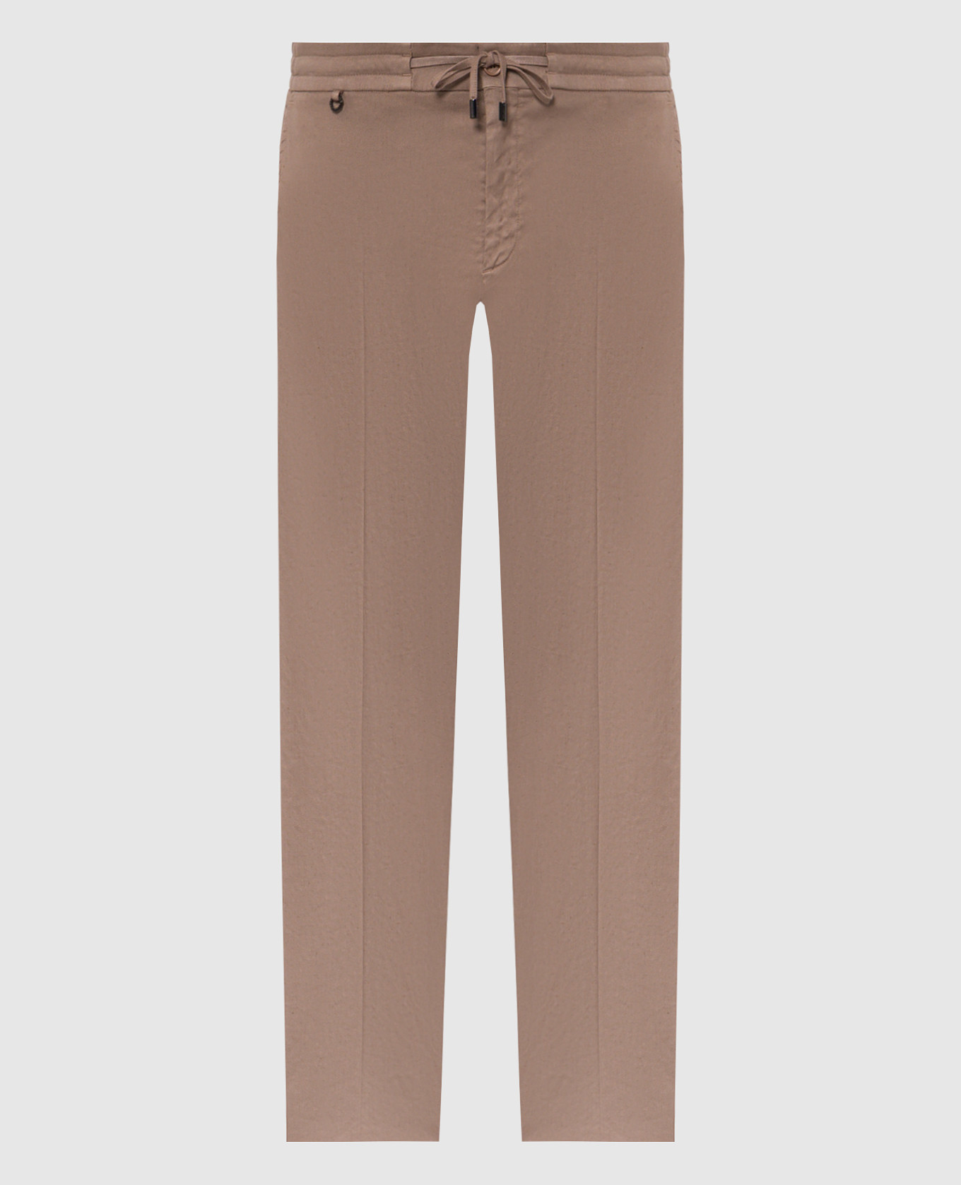 Brown linen pants