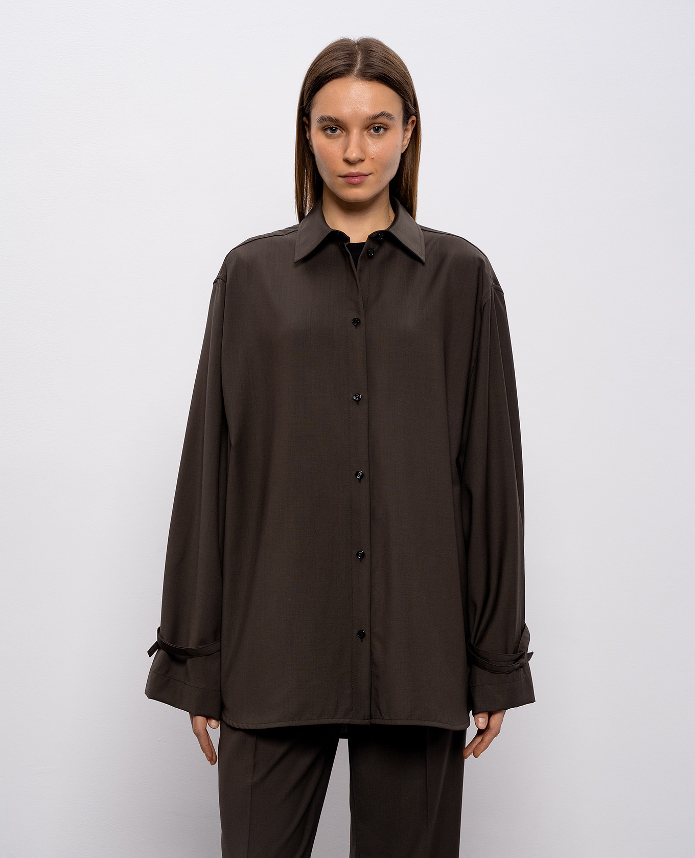 

Brown wool shirt Toteme