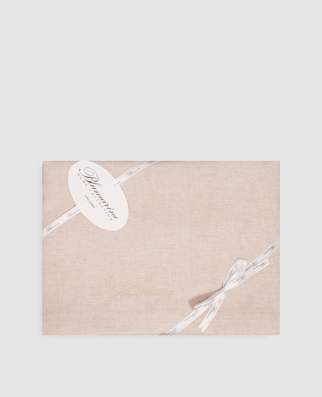 Beige Sorgente tablecloth with embroidery