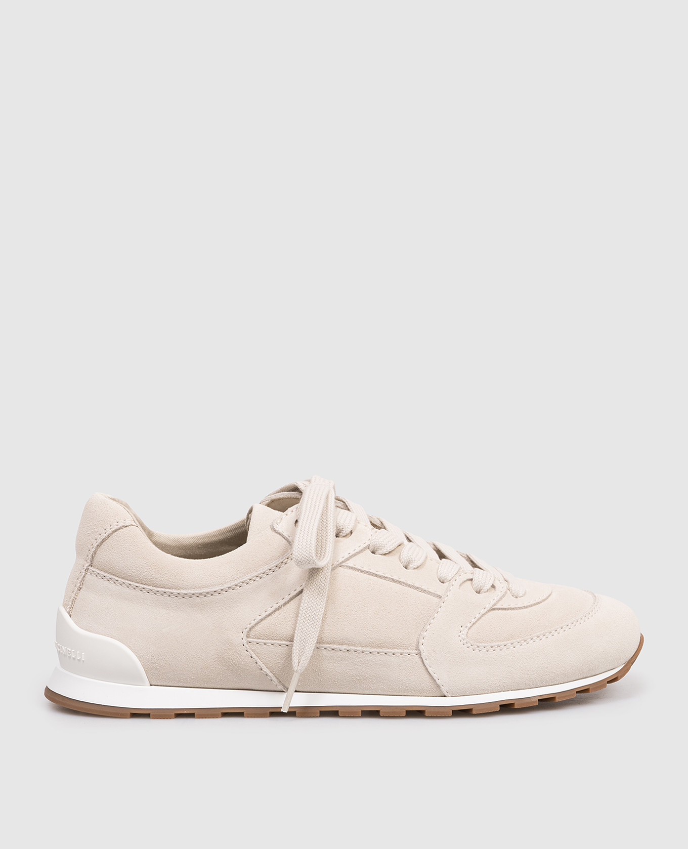 

Beige suede sneakers Brunello Cucinelli