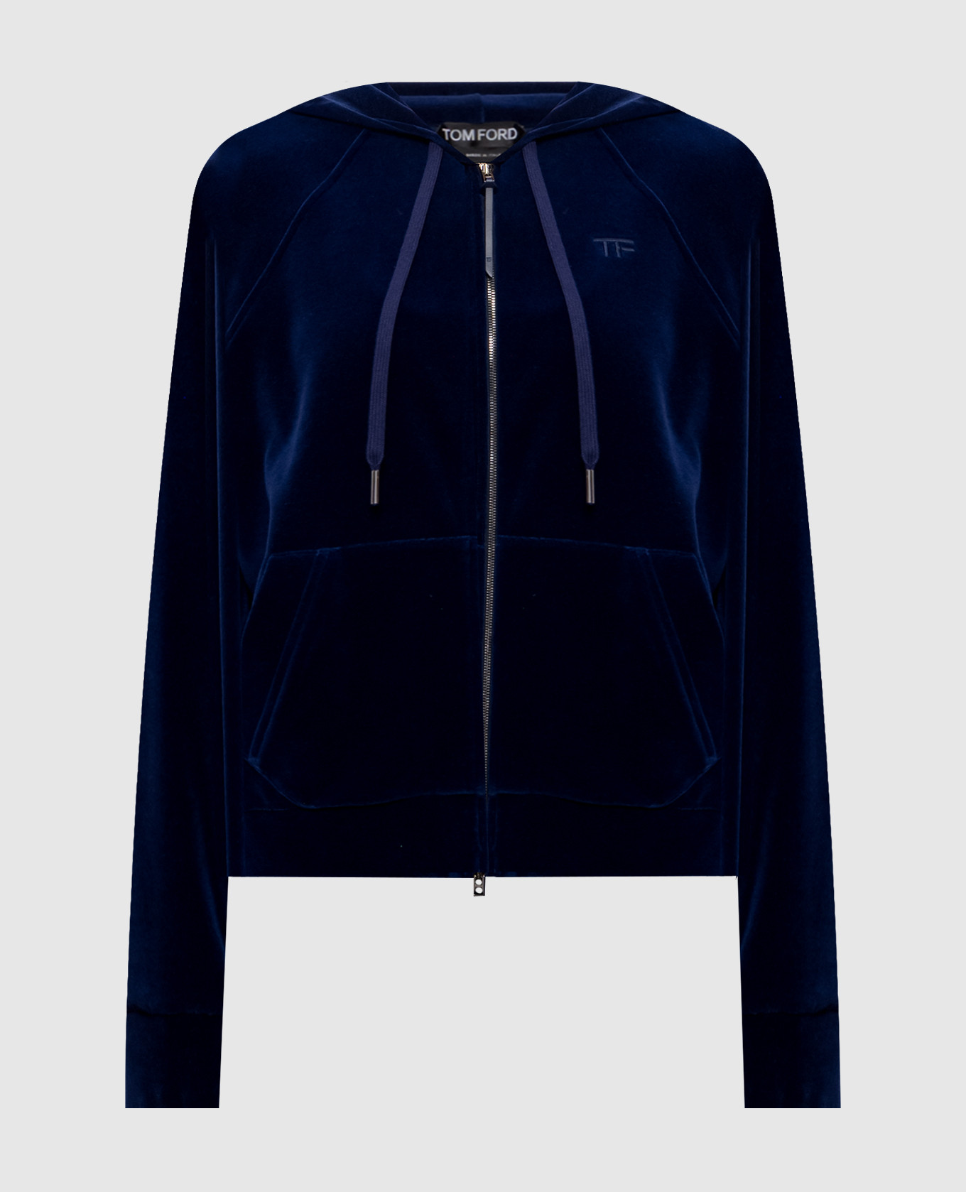 Blue velour sports jacket