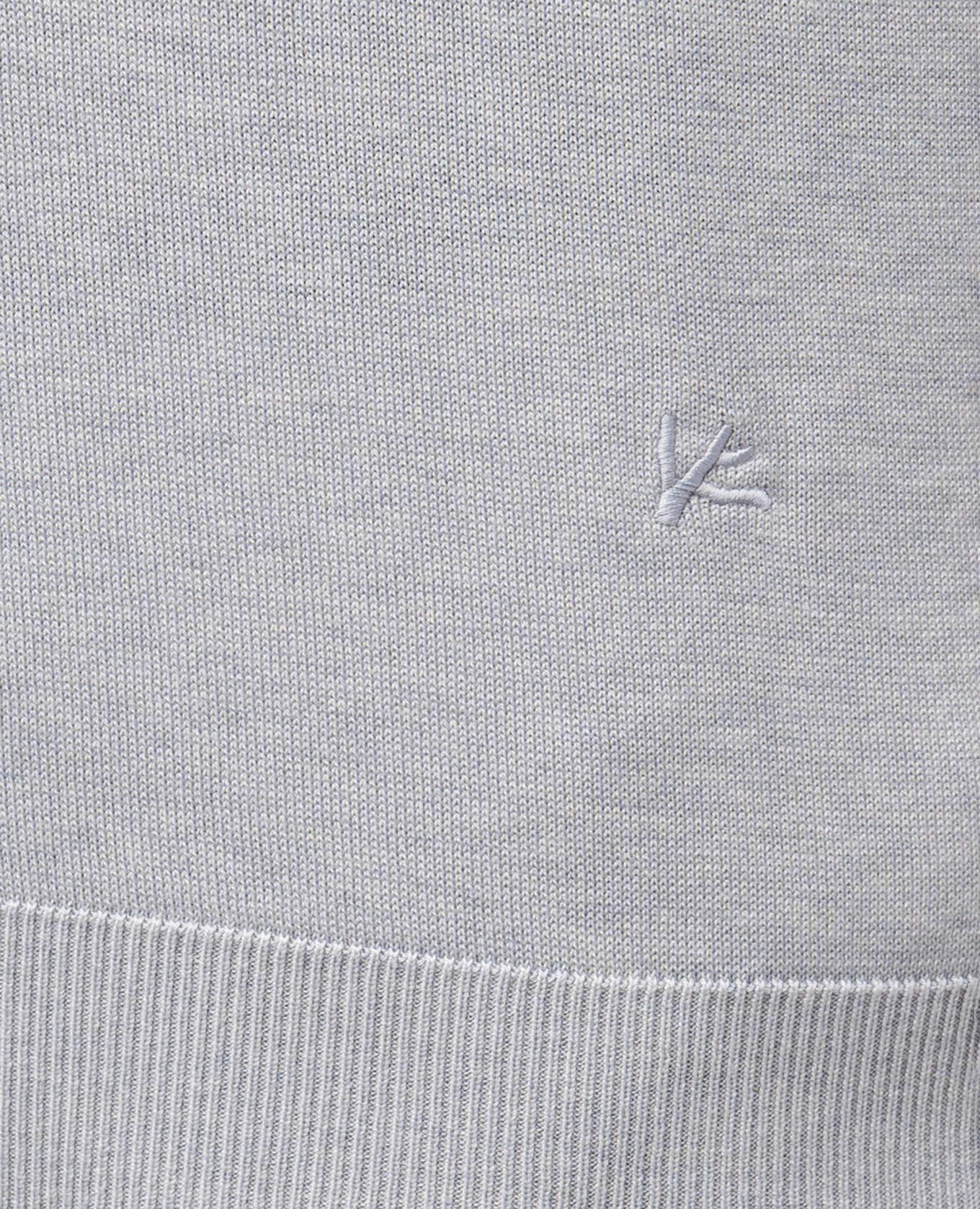 Gray silk polo shirt ISAIA 5