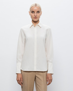 Peserico Ivory striped shirt A0617500683
