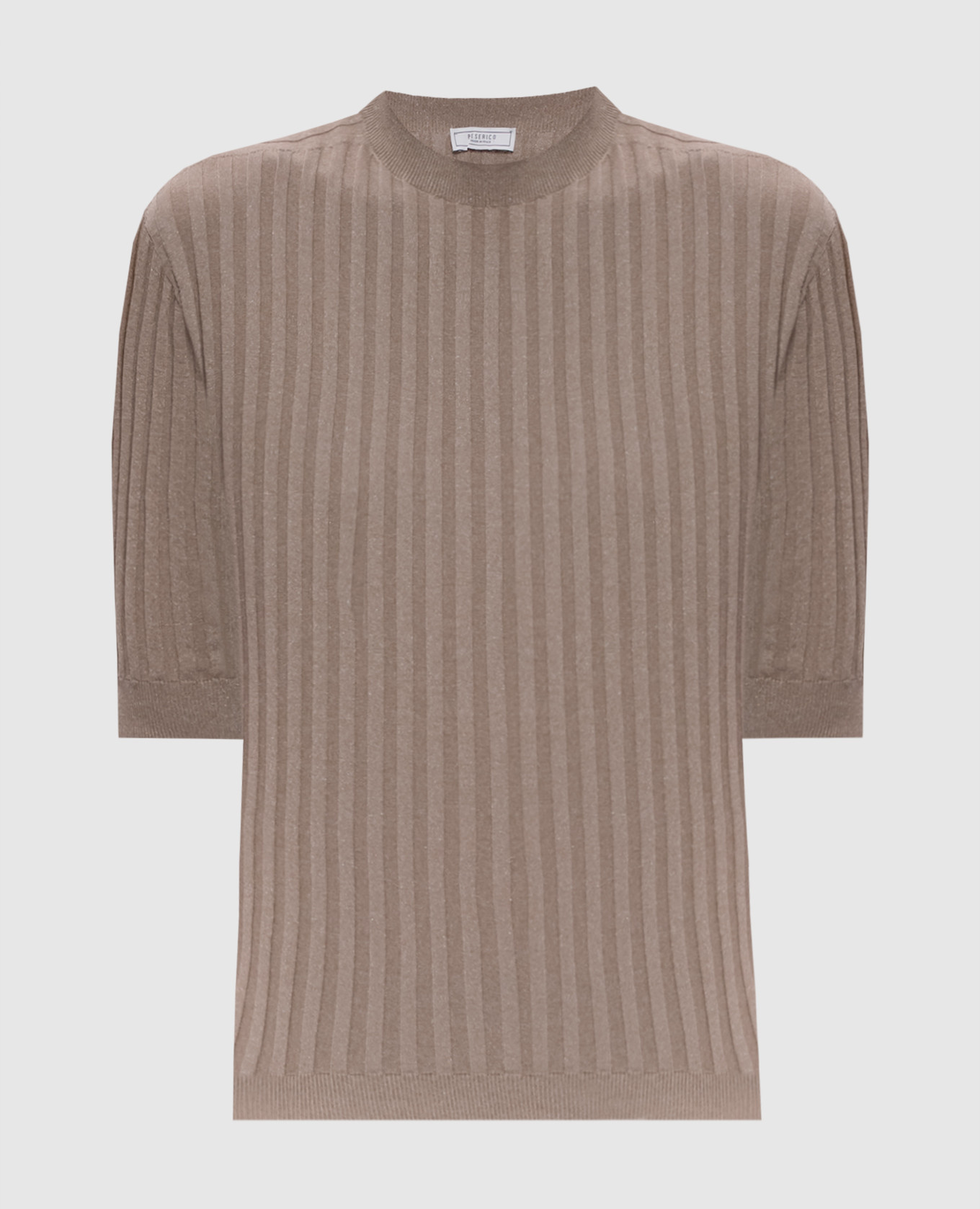Beige ribbed top