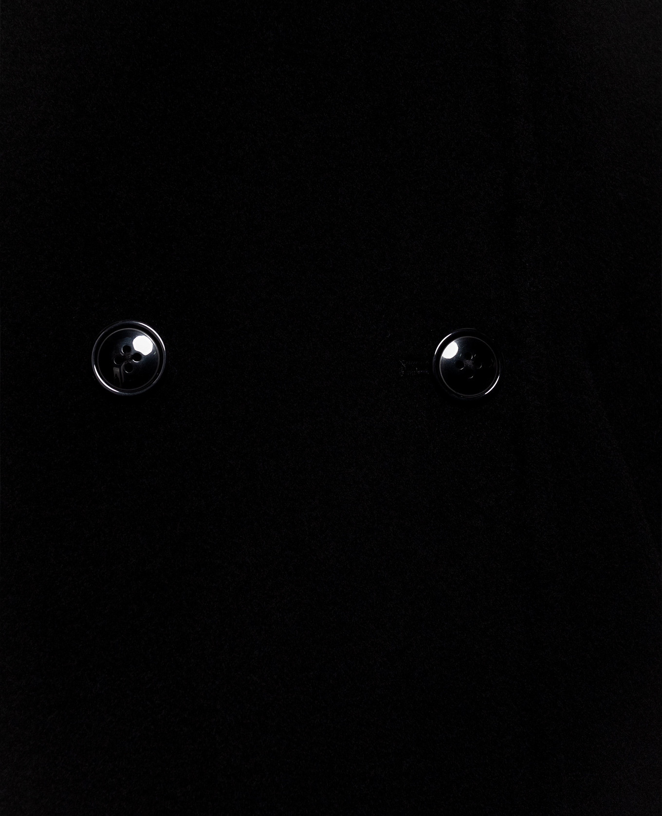 OLMO black double-breasted wool and cashmere coat Loulou de Saison 5
