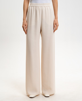 Valentino Beige silk pants 8B3RB7451MM