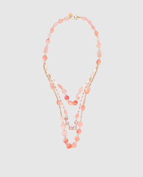 Dolman Bijoux Coral layered necklace 75100