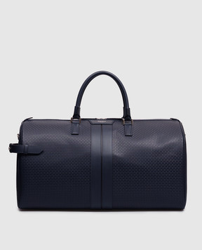 Serapian Blue leather travel bag Stepan SRSTSMTR739850AC23