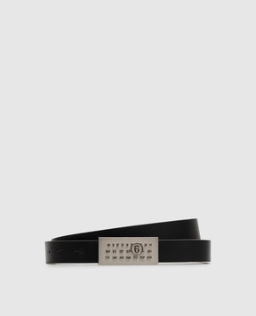 Maison Margiela MM6 Black leather belt SA6TP0010P9198