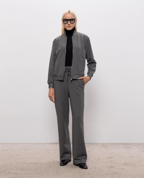 Allude Black wool golf with lurex 26564102