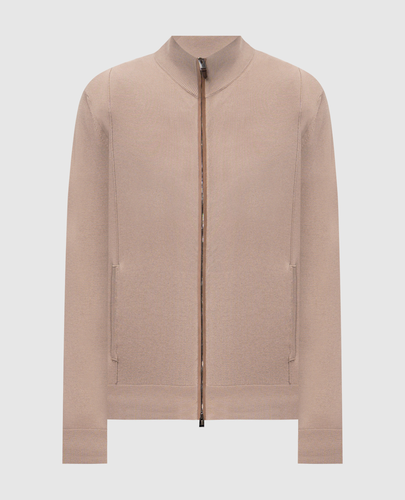 

Beige cardigan with cotton Canali