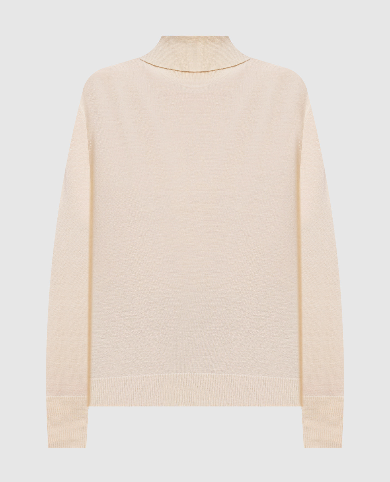 Beige wool golf