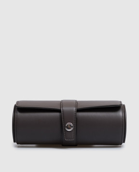 Brunello Cucinelli Brown leather watch case MWZNBU161